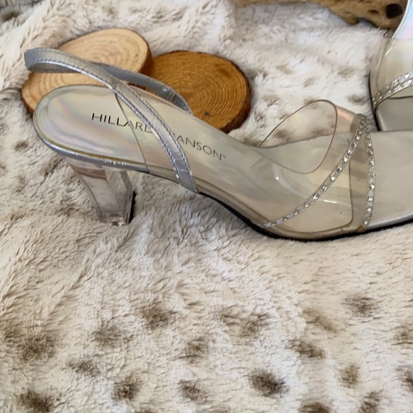 HILLARD & HANSON SLIP ON HIGH HEELS - Picture 5 of 8